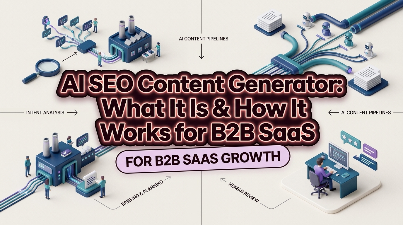 AI SEO Content Generator: What It Is & How It Works for B2B SaaS